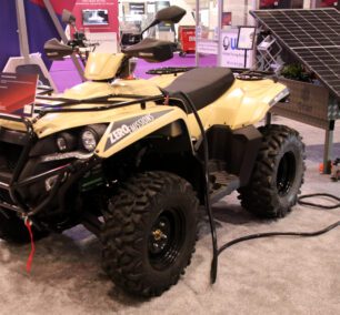 Eco Charger Quad on UK Capability Showcase at DSEI 2021