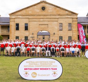 Australian Defence Force Football Federation National Championships 2023 British Army Women's Team