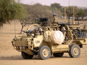 The UK remains committed to supporting the UN’s peacekeeping missions around the world and, as part of this, have deployed 300 troops to The United Nations Multidimensional Integrated Stabilization Mission in Mali (MINUSMA). Op Newcombe is the name of the UK commitment to that mission. The UK Task Force, primarily drawn from the Light Dragoons and Royal Anglians, but supported by specialist trades from across the Armed Forces, is configured for reconnaissance. Using a range of vehicle including Jackals and Coyotes, their initial task is to understand the operating environment in the area around their base in Gao so that they are well placed to support the UN mission. The UK Task Force provides a highly specialised capability for the UN, conducting patrols to gather intelligence and engage with the local population to help the UN respond to threats from violent extremism. Op RATEL WEST was the latest mission that the LRRG task group deployed on with the UN. The task group deployed out in full. These photos show the Light Dragoon Sub unit in action. The Task group spent 9 days deployed in an area the size of Belgium to find and understand as much about the human and physical terrain in the area to the South West of Gao. This was all to support the UN and provide them with valuable information to achieve the overall mission in country.