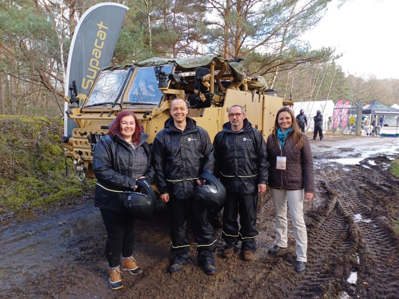 Photographed at Supacat HMT Capability Event Rob Vinning Mark Goode Lizzie Jones