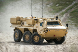 Worked carried out by Supacat on the Fuchs Vehicle photographed by Andrew Linnett Crown Copyright